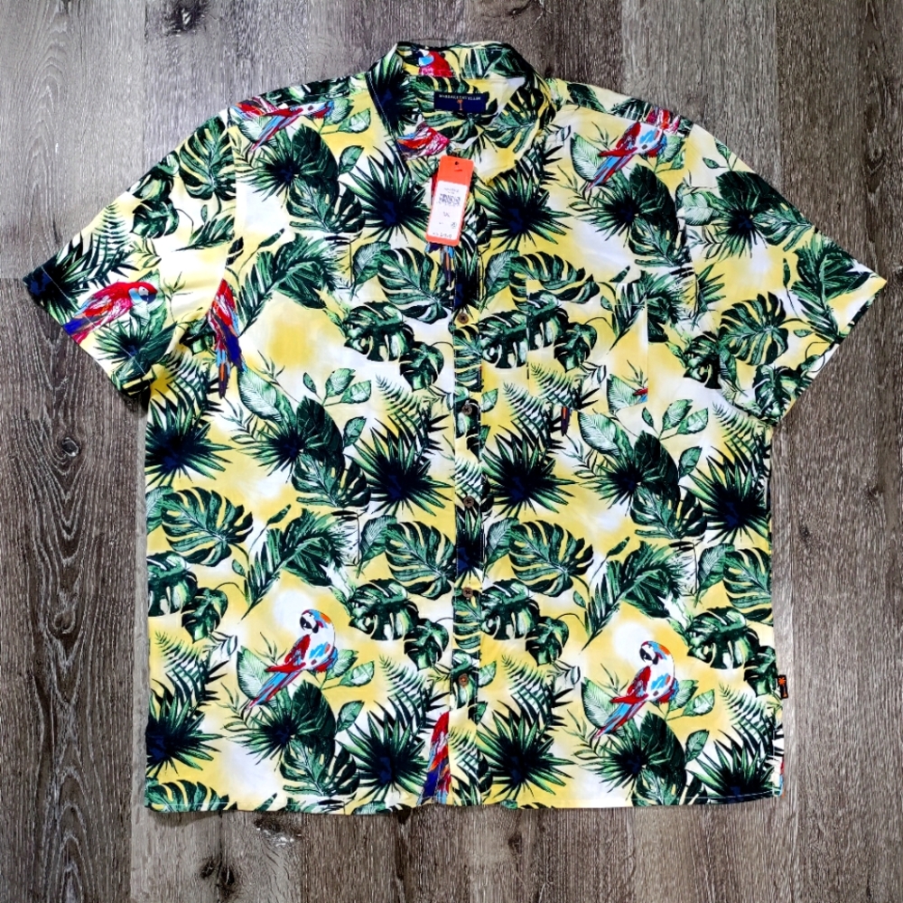 Margaritaville Men's XXL Hawaiian Shirt